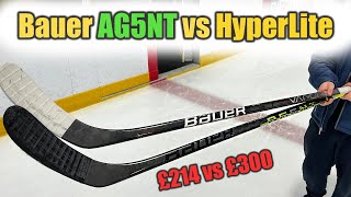 Bauer AGENT vs Vapor HyperLite Hockey Stick Review  Which one should you buy [upl. by Nohsid]