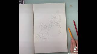 Observation Drawing For Beginners  Spongebob amp Patrick Sketch [upl. by Verger993]