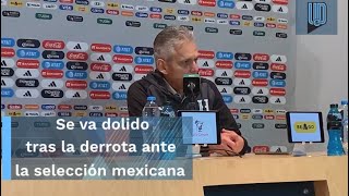 Reinaldo Rueda se va dolido pero reconoce superioridad de México [upl. by Aicetal756]