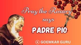 Konkani Song Pray the Rosary says Padre Pio Fr Nelson Lobo OFM Cap [upl. by Rory301]