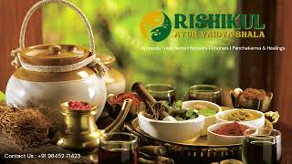 Rishikul Ayurvaidyashala  Best Ayurvedic school in kerala  Contact us ayurveda retreat yt [upl. by Nosahc638]