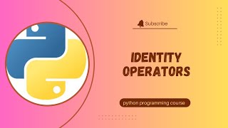 Crack the Code Exploring Identity Operators in Python  Understand Your Objects [upl. by Eliathas]