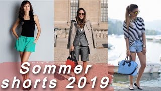 Sommer shorts damen 💥 aktuelle modetrends 2019 [upl. by Maurili]