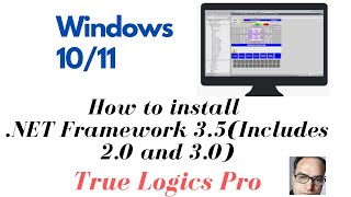 How to install NET Framework 35Includes 20 and 30 on Windows 10 and 11 [upl. by Osbourne29]