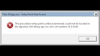 entry point not found  software not working  Windows 7  sole [upl. by Avika804]