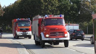 Waldbrandübung  Kolonnenfahrt Feuerwehrbereitschaft RendsburgEckernförde THW und Johanniter [upl. by Letsyrc]