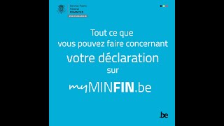 Gérez votre déclaration sur MyMinfin [upl. by Ahsinod582]