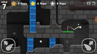 Flappy Golf 2  Sewer Land Hole 7  3 Flaps [upl. by Raclima]