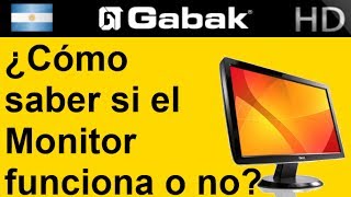 ¿Cómo saber si el monitor funciona o no Alternativo [upl. by Theadora]