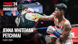 Highlight l Jenna Whiteman vs Petchmai Sor Pracha Gym I RWS [upl. by Abate]