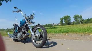 Custom XV 1000 Virago Chopper new quotDressquot in blue [upl. by Irby]