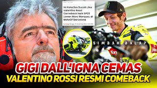 BOS DUCATI CEMAS🔥 VALENTINO ROSSI KEMBALI TURUN LINTASAN DUEL SERU DENGAN MARC MARQUEZ DI NANTIKAN [upl. by Ibocaj167]