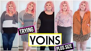 Trying YOINS Plus Size Clothing Haul 🌸  Spring 2020 [upl. by Massarelli]