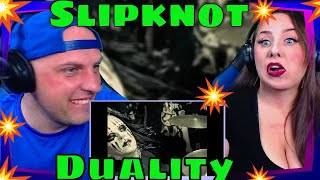 First Time Hearing Duality by Slipknot OFFICIAL VIDEO HD THE WOLF HUNTERZ REACTIONS [upl. by Anifled849]