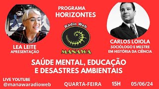 SAÚDE MENTAL EDUCAÇÃO E DESASTRES AMBIENTAIS [upl. by Strade50]