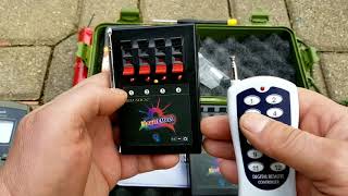 25 Fireworks firing system  problem solved  1st Demo [upl. by Bergstein]