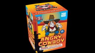 Angry Cowboy by Sky Bacon Fireworks  16 Shot [upl. by Gratiana]