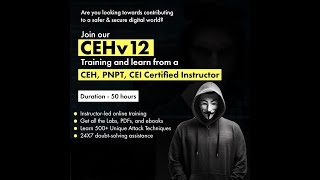 CEH V12 Foundation Class  Information Gathering [upl. by Eiralih]