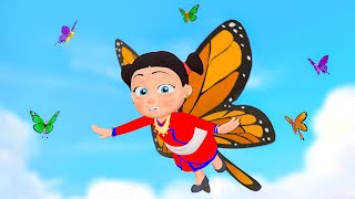 Putali पुतली ओ पुतली  Nepali Rhymes for Kids  बाल गीत  Butterfly Song [upl. by Haines]