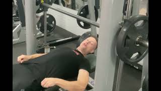 Barbell Bench Press Smith Machine [upl. by Damaris]