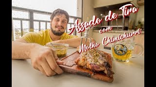 Assado de Tira com Chimichurri  Short Ribs with Chimichurri [upl. by Nollid]