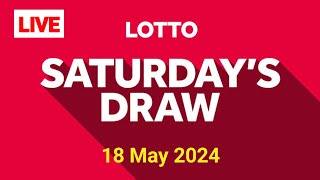 The National Lottery Lotto draw Result from Saturday 18 May 2024  Lottoresultslive [upl. by Linus]