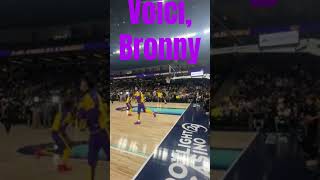 LEBRON VS BRONNY AU CONCOURS DE DUNK [upl. by Bail]