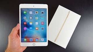 Apple iPad mini 4 Unboxing amp Review [upl. by Gombach]