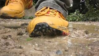 trekkingshoes raichle play in muddy water [upl. by Virgilio935]