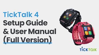 Setting Up Your TickTalk 4 Kids Smartwatch  TickTalk 4 Setup Guide Full Version [upl. by Rainer]