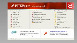 How to use Macromedia flash 8 With Commentary [upl. by Thgiwed880]