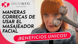 ¿Cómo usar el masajeador facial Te explico sus beneficios [upl. by Pacificas232]