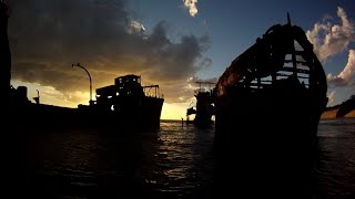 Tangalooma Wrecks  Sunset Paddle  AboveBelow [upl. by Ariaic96]