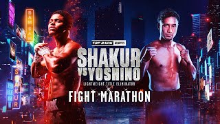 Shakur vs Yoshino Fight Marathon  Prelims Fights 7 PM ET ESPN  Main Card 10 PM ET ESPN [upl. by Nytsua]