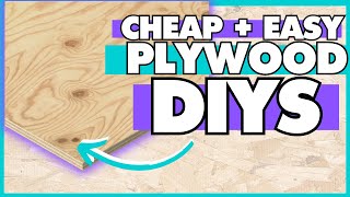 Grab cheap plywood to make these Wood decor DIYs✨ PLUS Reviewing the NEW Glowforge Aura Craft Laser [upl. by Volotta]