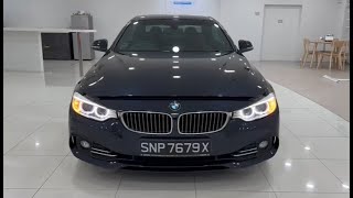 BMW 420I Convertible AT HID NAV 2014 Blue  SNP7679X [upl. by Adaminah271]