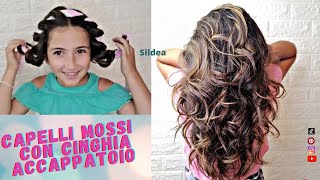 CAPELLI MOSSI CON CINTURA ACCAPPATOIO SENZA PIASTRASENZA CALORESENZA FATICATUTORIAL FACILISSIMO 🖤 [upl. by Retsam]