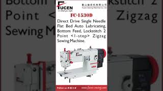 FC1530 D Single Needle Flat Bed Auto Lubricating Bottom Feed Lockstitch Sewing Machine [upl. by Fernas]