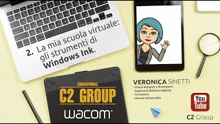 Come usare a scuola i software Windows con le tavolette grafiche Wacom 2  C2 Group e Wacom One [upl. by Kruse]