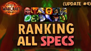 Progressive Tierlist  RANKING ALL SPECS amp CLASSES  The War Within BETA [upl. by Eserehc]