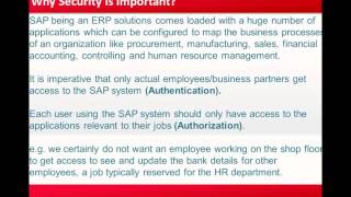 01 Introduction to SAP Security [upl. by Sissel]