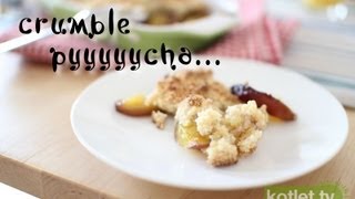 Szybkie ciasto z owocami crumble  KOTLETTV [upl. by Peadar]