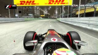 F1 2013  Singapore Hotlap Gameplay [upl. by Adiana456]