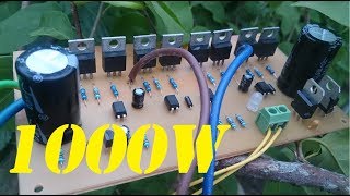 1000W inverter 12V to 220V  How to make [upl. by Nivre]