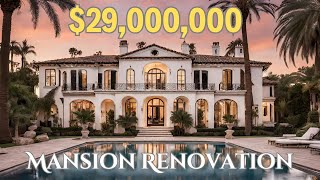 Transforming a 29M Beverly Hills Mansion The Ultimate FixerUpper Tour [upl. by Sillig753]