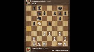 Anatoly Karpov vs Ljubomir Ljubojevic • Bugojno  Bosnia amp Herzegovina  1986 [upl. by Arnoldo146]