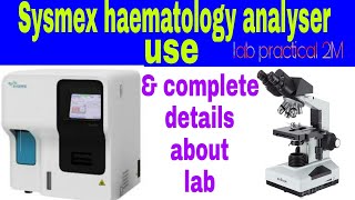 sysmex hematology analyser use and complete details about laboratory [upl. by Polad275]