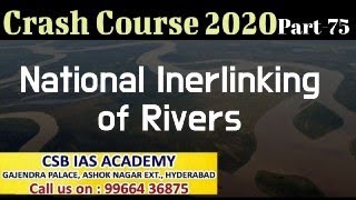 CRASH COURSE2020Part75 NATIONAL INTERLINKING OF RIVERS AUTHORITY [upl. by Delila]