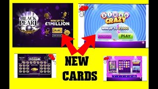 NEW CARD GAMES WITH THE NATIONAL LOTTERY SCRATCHCARDS D AND L [upl. by Maybelle]