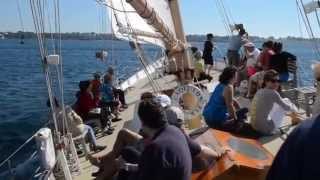 Take a Sailing Cruise in Newport RI aboard the SCHOONER AQUIDNECK [upl. by Garibold]